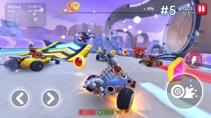 Starlit On Wheels: Super Kart ekran görüntüleri