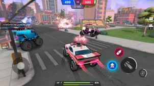 Battle Cars: 3D Shooting Race ekran görüntüleri
