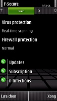 F-Secure Mobile Anti-Virus s60v5 Nokia N97, 5800 İçin İndir