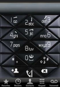 Dialer Nokia iPhone Teması