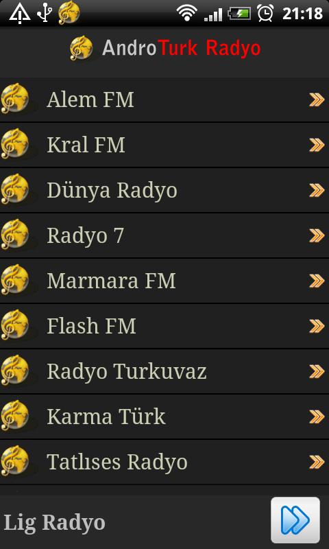 AndroTürk Radyo v1.0