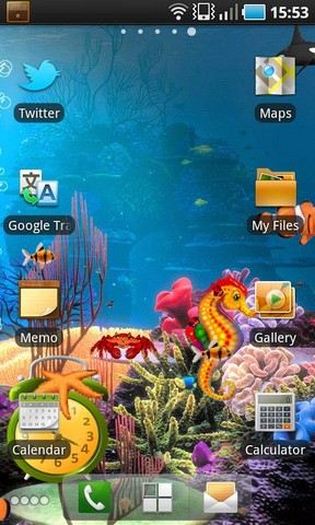 Aquarium Live Teması