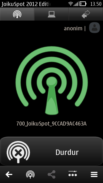 JoikuSpot v4.00 Signed Telefonu Wİ-Fi Noktası Yapma (Son sürüm, Türkçe)