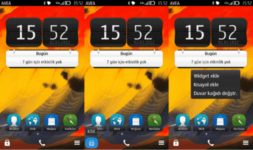 Nokia Sol Seçim Tuşunu Kilit Tuşu Yapma