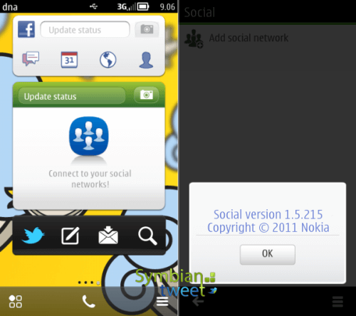 Nokia Social v1.05 Belle Signed Facebook ve Twitter Türkçe