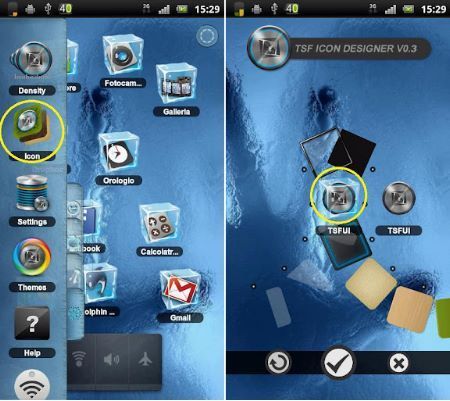 TSF shell theme icecube