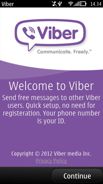 Viber v2.01 İnternetten ücretsiz konuşma ve mesajlaşma