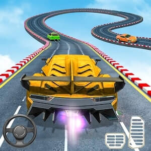 Superhero Car Stunts - Racing Car Games