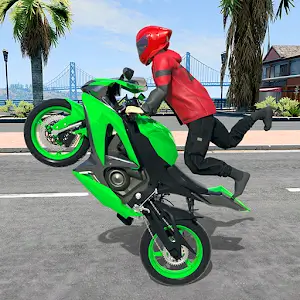 GT Moto Stunts 3D: Moto Games