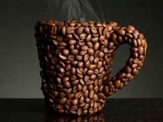 Kahve Çekirdeğinden Fincan