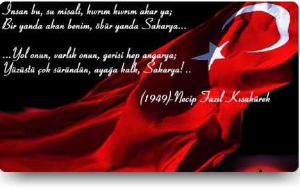 SAKARYA Türküsü ve Türk Bayrağı